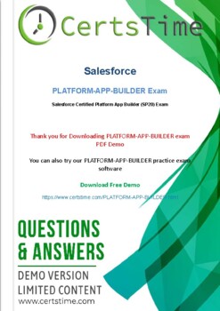 Platform-App-Builder Exam Preparation