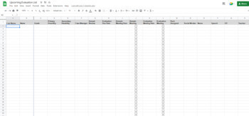Preview of Upcoming Evaluation Caseload List 