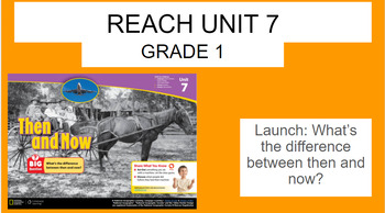 Preview of Updated ESL Reach National Geographic Grade 1 Unit 7