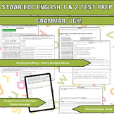 Updated! STAAR EOC ELA Test Prep - Rev/Edit + Poetry - "Gr