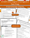 Updated! STAAR English I/II - Fried Chicken Theme - Non-fi