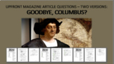 Upfront Magazine Article Questions - Goodbye, Columbus?