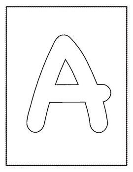 Preview of Alphabet Outlines