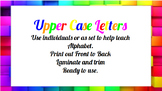 Upper Case Letter Flash Cards
