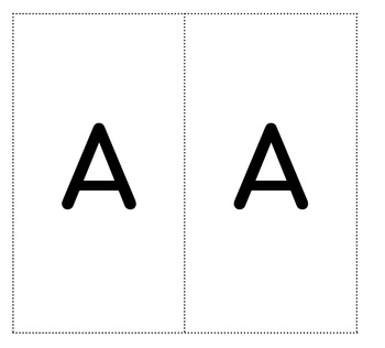 Preview of Upper Case Letter Flashcards: A-Z