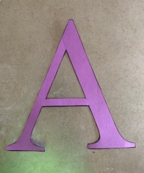 Preview of Upper Case Letter Stencils for Banners, Bulletin Boards or Posters