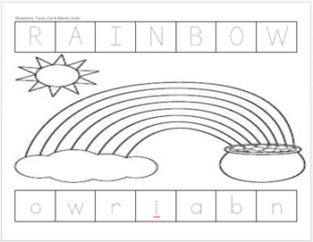 Preview of Upper Case Lower Case Match (Rainbow)