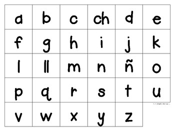 Upper Case - Lower Case Match - Spanish Version | TpT