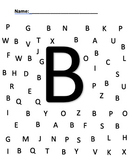Alphabet Upper Case letter find