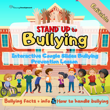 Preview of Upper Elementary Bullying Prevention Interactive Lesson| Dealing with Bullying
