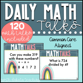 Preview of Upper Elementary Daily Number Talk