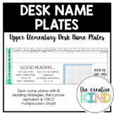 Upper Elementary Desk Name Plates