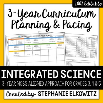 Preview of Upper Elementary Integrated Science Planning and Pacing Guide