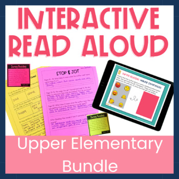 Preview of Interactive Read Aloud Lesson Plans & Activities - Reading Comprehension Bundle