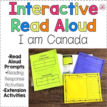 Preview of I am Canada Upper Elementary Interactive Read Aloud