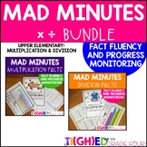 Mad Minutes BUNDLE | Multiplication and Division Upper Ele