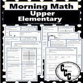 Upper Elementary Math Morning Work