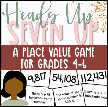 Preview of 4th Grade Math Place Value Game - Math Game with Place Value, Value & Digits