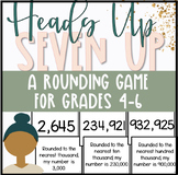 4th Grade Math Game: Heads Up, Seven Up Rounding Game
