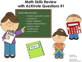 Upper Elementary Math Skills Review Flipchart with ActiVot