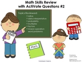 Upper Elementary Math Skills Review Flipchart with ActiVot