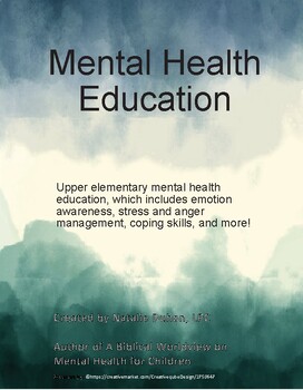 Preview of Upper Elementary Mental Health Bundle