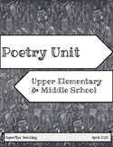 Upper Elementary & Middle School Poetry Unit ***DIGITAL & 