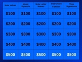 Upper Elementary Music Jeopardy