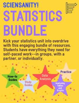 Preview of Upper Elementary (Primary) Statistics Bundle: Measures of Center, Stem and Leaf