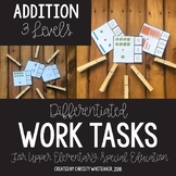 Upper Elementary Work Tasks: Addition