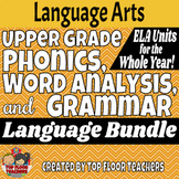Upper Grade Phonics, Vocabulary, and Grammar Bundle