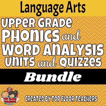 Preview of Upper Grade Phonics and Vocabulary Bundle