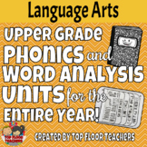 Upper Grade Phonics and Vocabulary Units for Entire Year