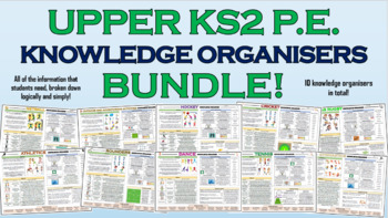 Preview of Upper KS2 PE Knowledge Organizers Bundle!