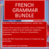 Upper Level French Grammar: French 2 and up, lessons, revi