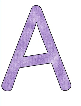 4 Colors: Upper & Lower Case Alphabet Bulletin Board Letters | TPT