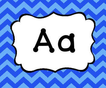 Preview of Chevron Alphabet