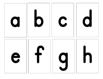 lower case letters flashcards teaching resources tpt