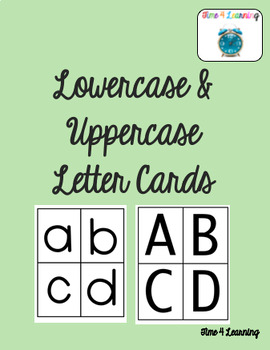 Preview of Upper & Lowercase Letter Cards