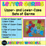 Upper- and Lower-Case Alphabet Germy Flashcards for Letter Sound Recognition