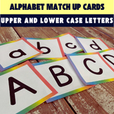 Upper/ Lower Case Alphabet Matching Cards- Memory TEKS LA.