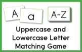 Upper and Lower Case Letters Matching/Memory Game Flashcards