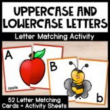 Letter Matching - Uppercase and Lowercase Alphabet Cards f