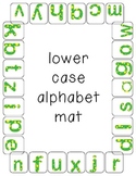 Upper and Lower case letter alphabet clothespin mats (20 m