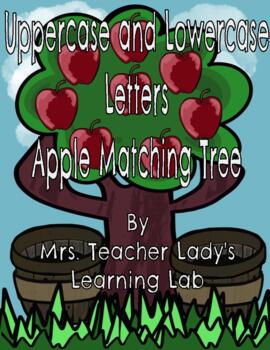 Preview of Upper and Lowercase Alphabet Apple Tree Matching