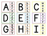 Upper and Lowercase Clip Cards