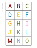 Upper and Lowercase Letter Cards