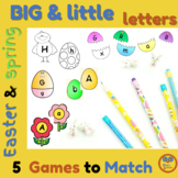 Upper and Lowercase Letters – Easter and Spring Fun Matchi