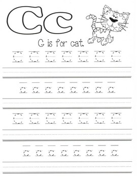 Upper and Lowercase Letters Tracing Worksheets, Alphabet Tracing ...