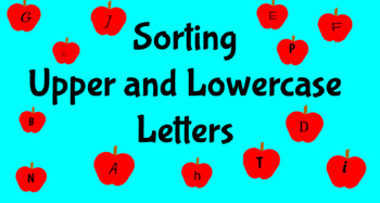 Preview of Upper and Lowercase letter sorting